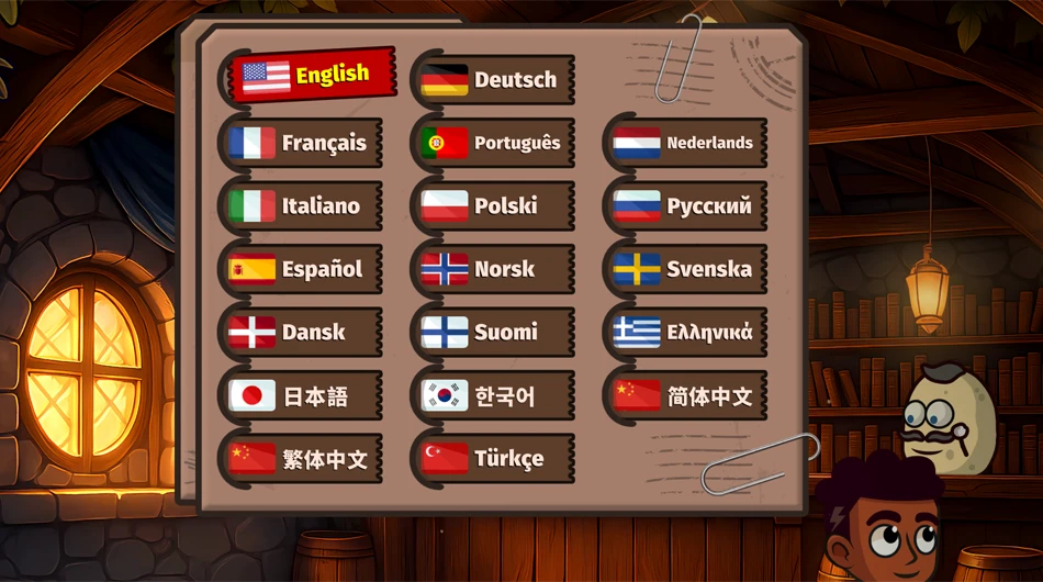 Educational Family Games fully voiced in 19 languages